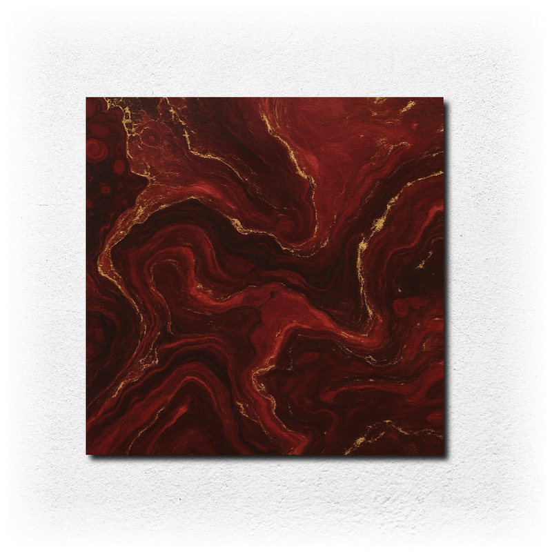 Marmor in Rot