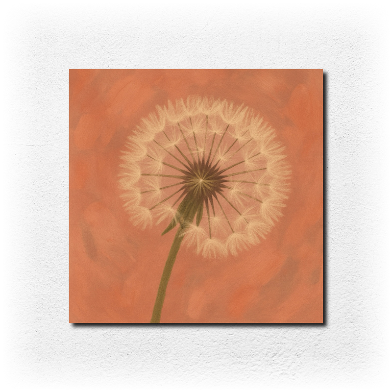 Pusteblume in Rosarot
