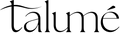 talumé Logo in schwarzer Schrift